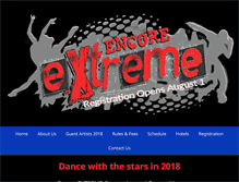 Tablet Screenshot of encoreextreme.com